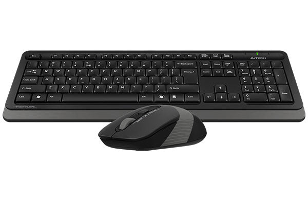 A4tech FG1010 Fstyler 2.4G Power-Saving Wireless Keyboard and Mouse Combo Set - Grey