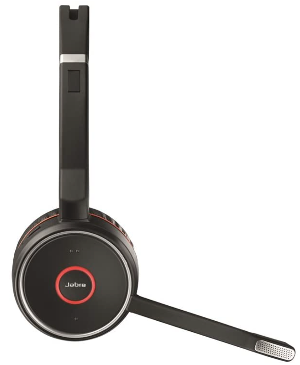 Jabra Evolve 75 - Professional Wireless Headset With Active Noise Cancellation + Link 370 USB Dongle
