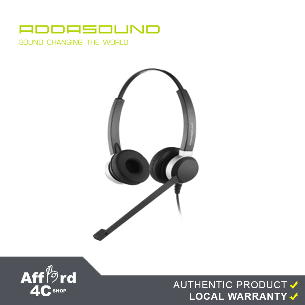 Addasound Crystal 2821 (QD) Monaural With Superior Noise Canceling Headset