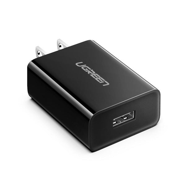 UGREEN 60495 USB-A QC 3.0 18W Fast Charger Power Adapter (Black)